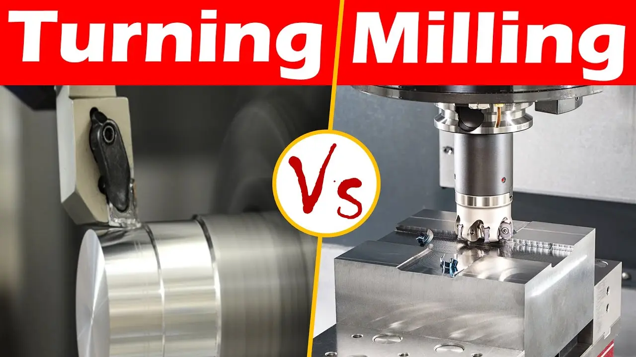 Difference Between Milling And Turning​